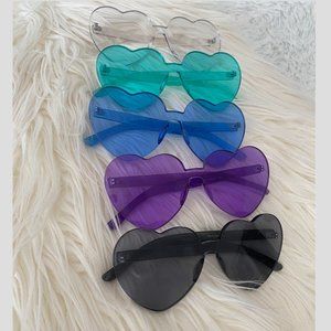 5-Pack: Heart Glasses